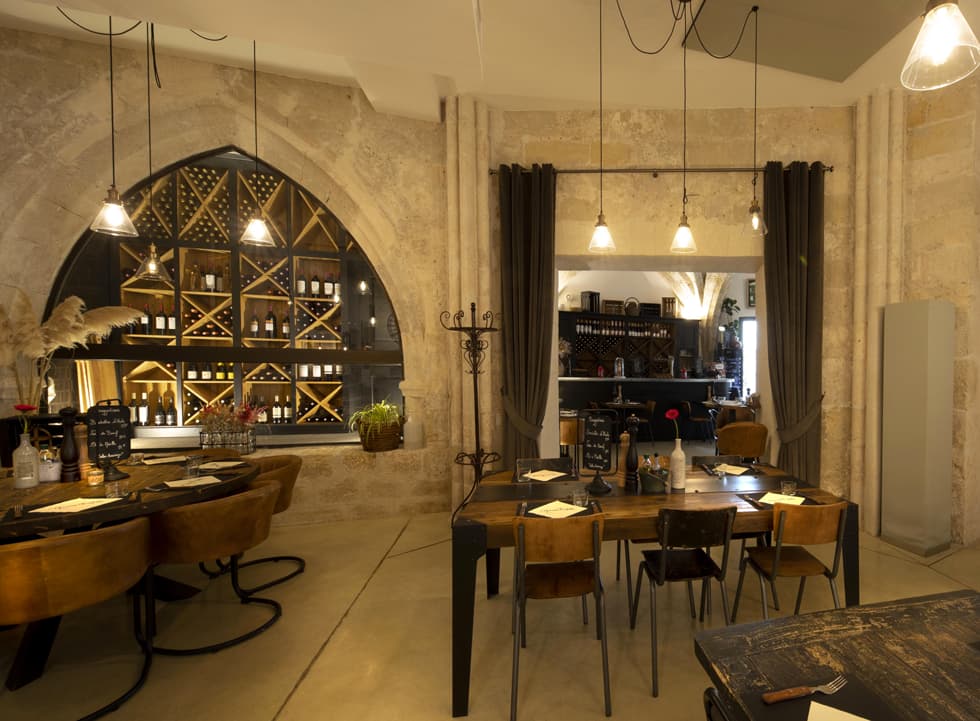 Maison Bebelle - Le restaurant voûte