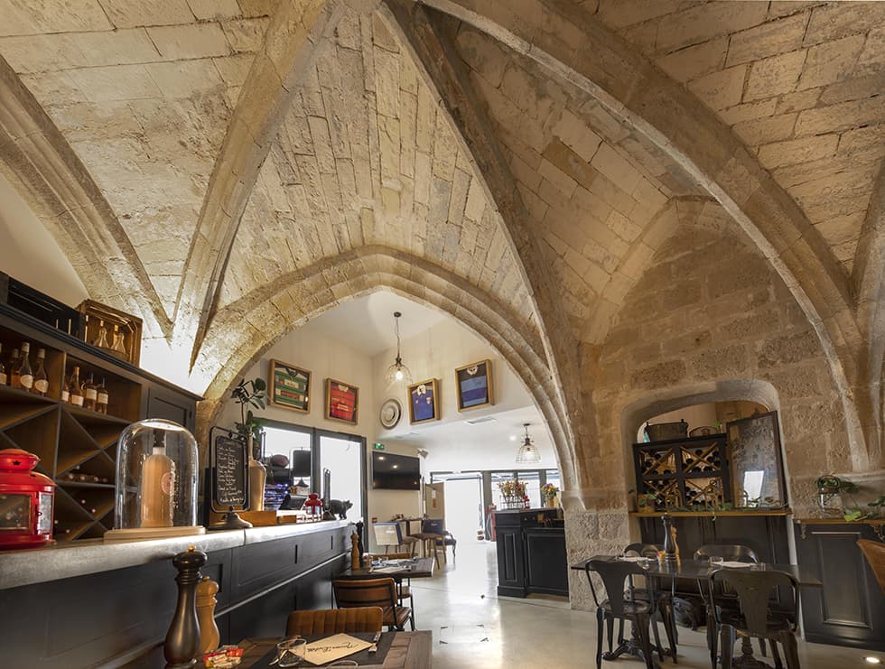 Maison Bebelle - Le restaurant voûte